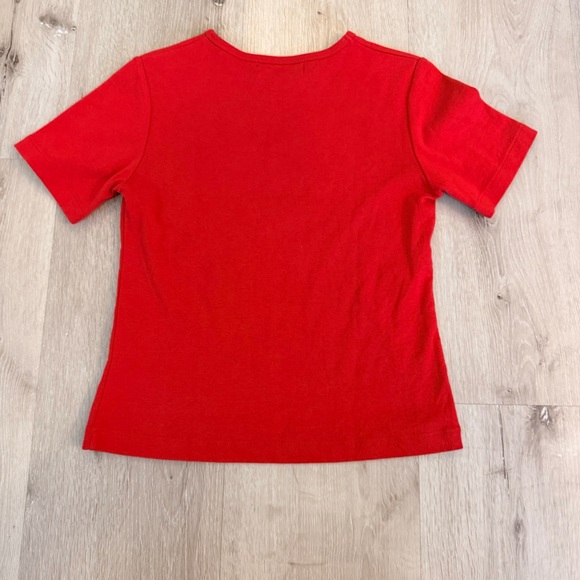 Vintage women's In Focus American Flag blouse 1990s/2000s Size Small - Picture 4 of 4